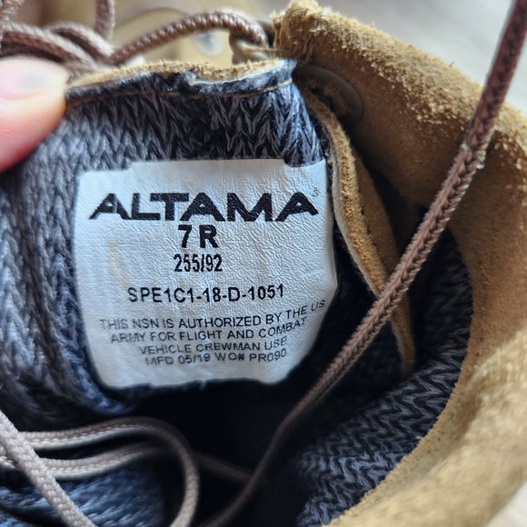 Altama Vibram Gore-Tex Waterproof Temperate Weather Army...